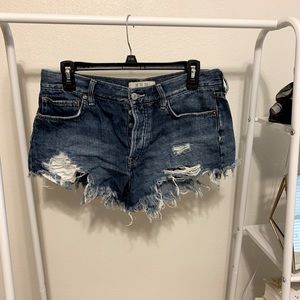 Denim shorts